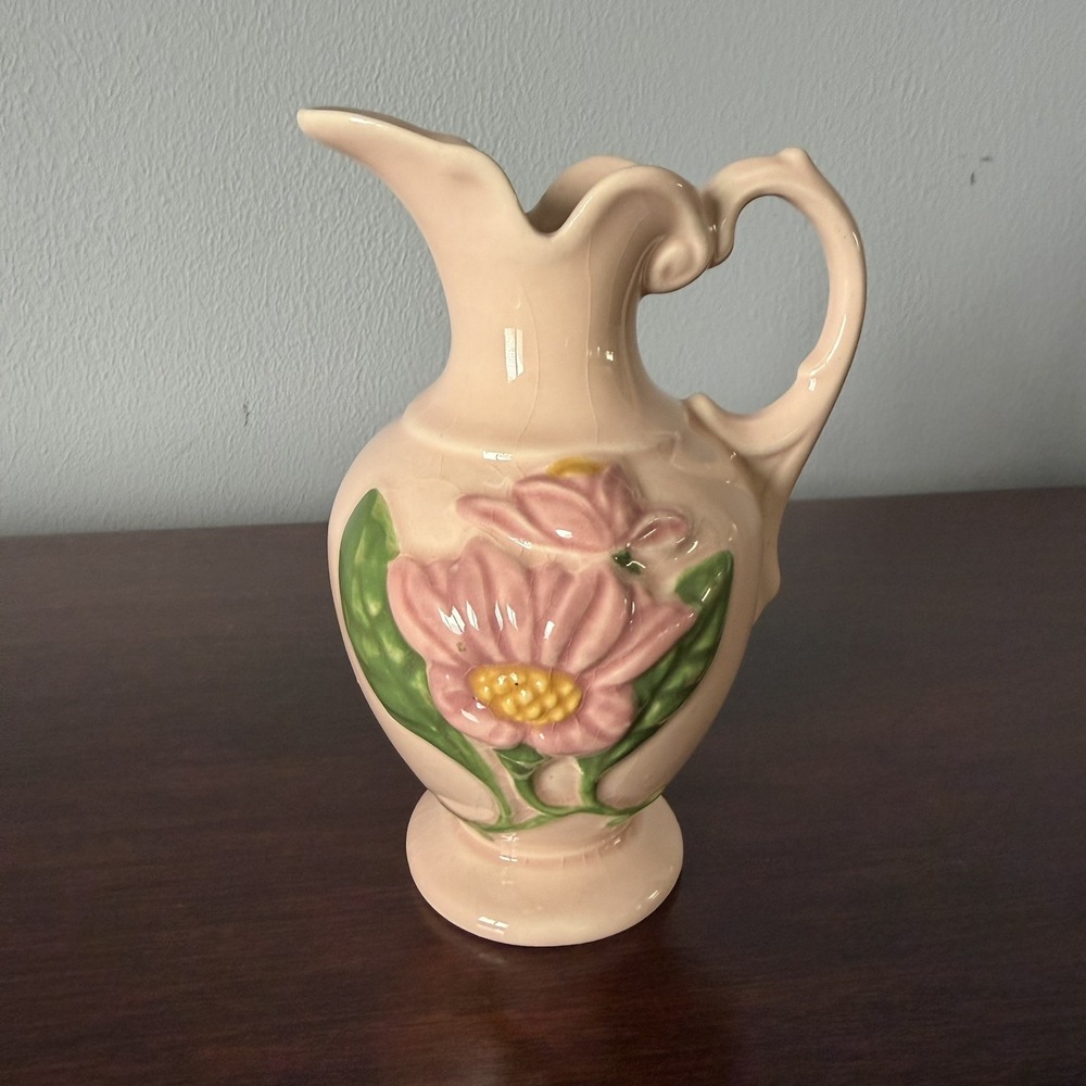 Hull Art Pottery, U.S.A. Magnolia Glossy H-3-5 1/2 Pitcher